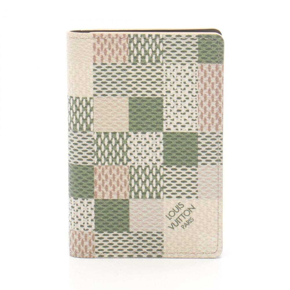 Louis Vuitton Organizer de Poche Damouflage Ecru Business Card Holder/Card Ca...